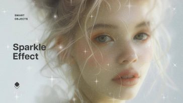 Free Dreamy Sparkle Photo Effect PSD