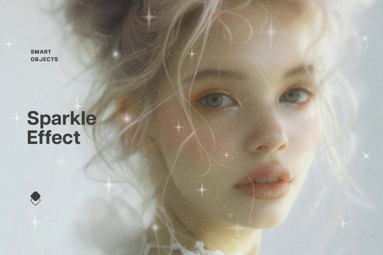 Free Dreamy Sparkle Photo Effect PSD