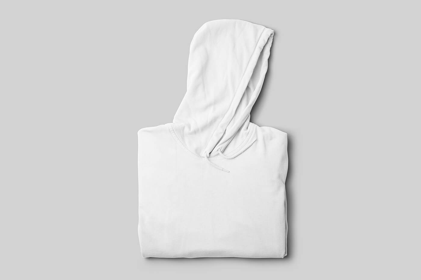 Free Folded Hoodie Mockup PSD