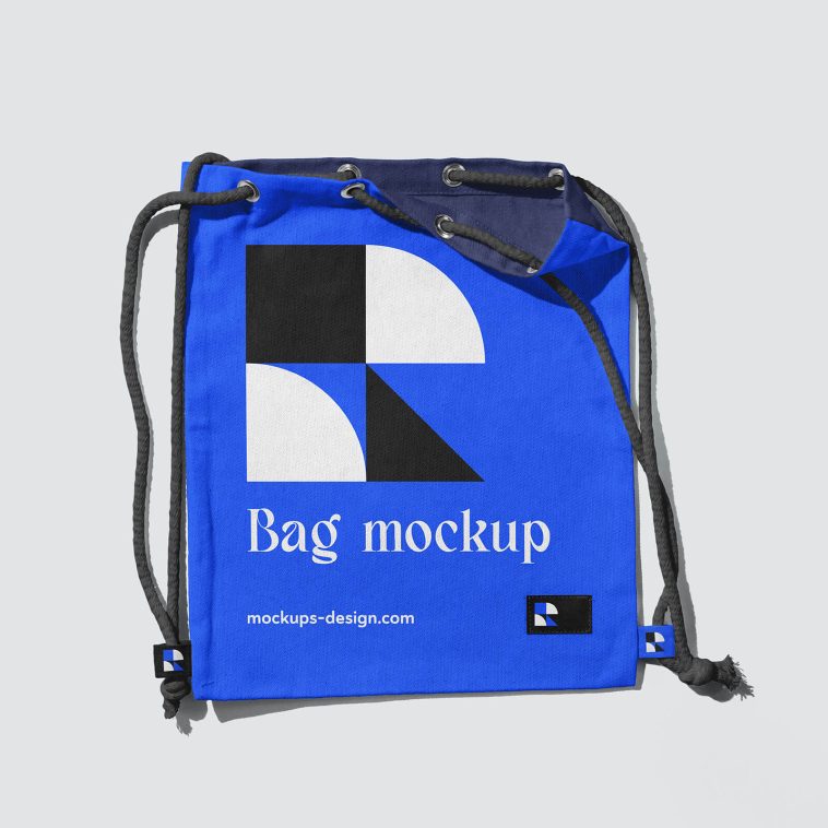 Free Linen Pack Bag Mockup PSD