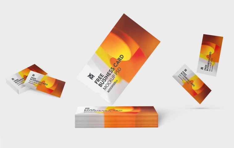 3 Free Business Card Mockup PSD