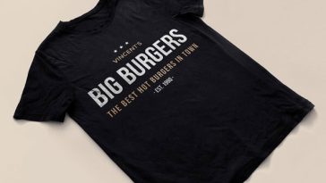 Free Black T-Shirt Mockup PSD