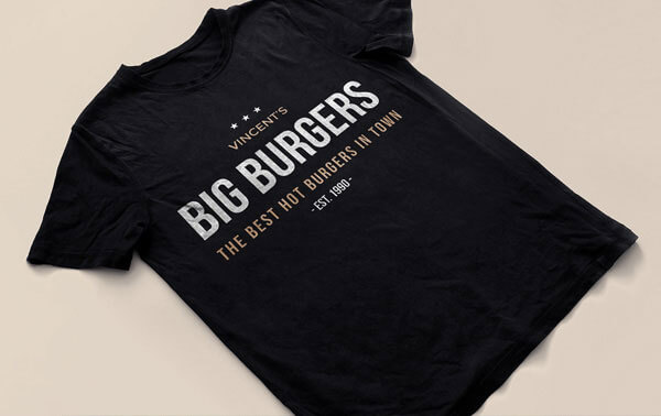 Free Black T-Shirt Mockup PSD