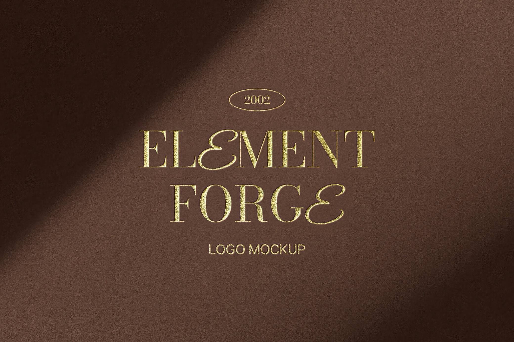 Free Elegant Logo Mockup PSD