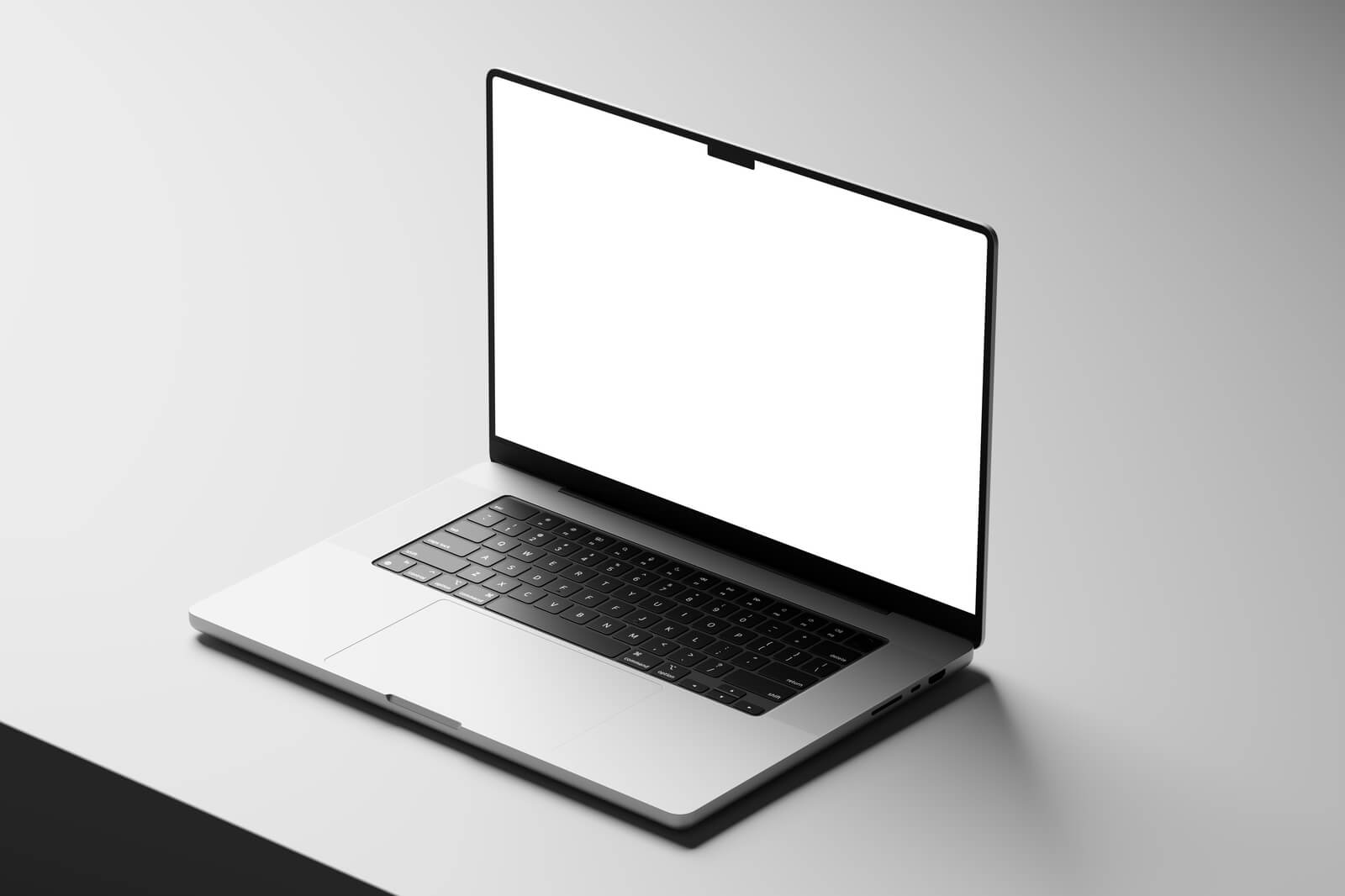 Free Macbook Pro 16 2024 Mockup PSD