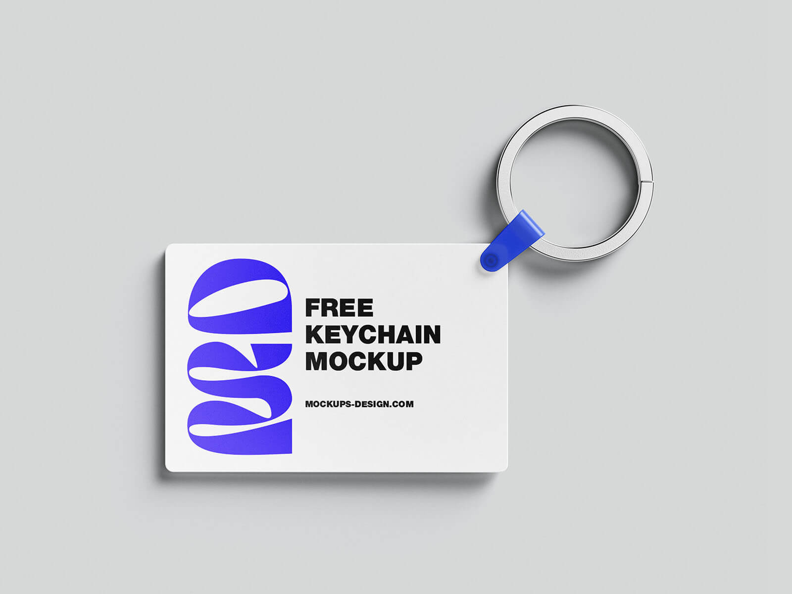 4 Free Versatile Rectangle Keychain Mockup PSD