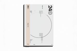 Free Floating Hardcover Book Mockup PSD