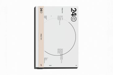 Free Floating Hardcover Book Mockup PSD