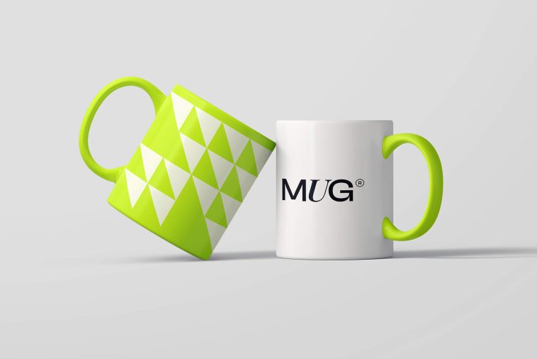 Free Ceramic Mug Mockup PSD