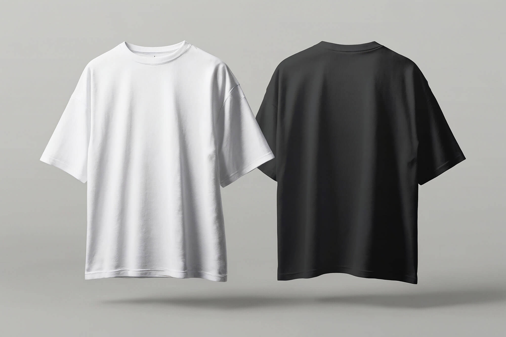 Free Front And Back T-shirt Mockups PSD