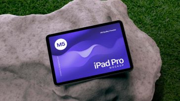 Free M5 iPad Pro 2025 Mockup PSD