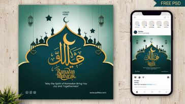 Free-Ramadan-Kareem-Social-Media-Poster-PSD-2025.