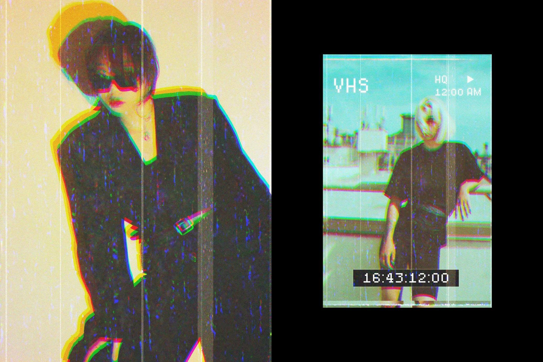 Free VHS Tape Photo Effect PSD