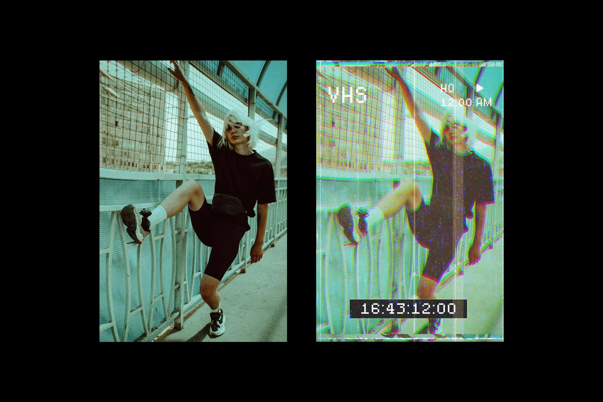 Free VHS Tape Photo Effect PSD