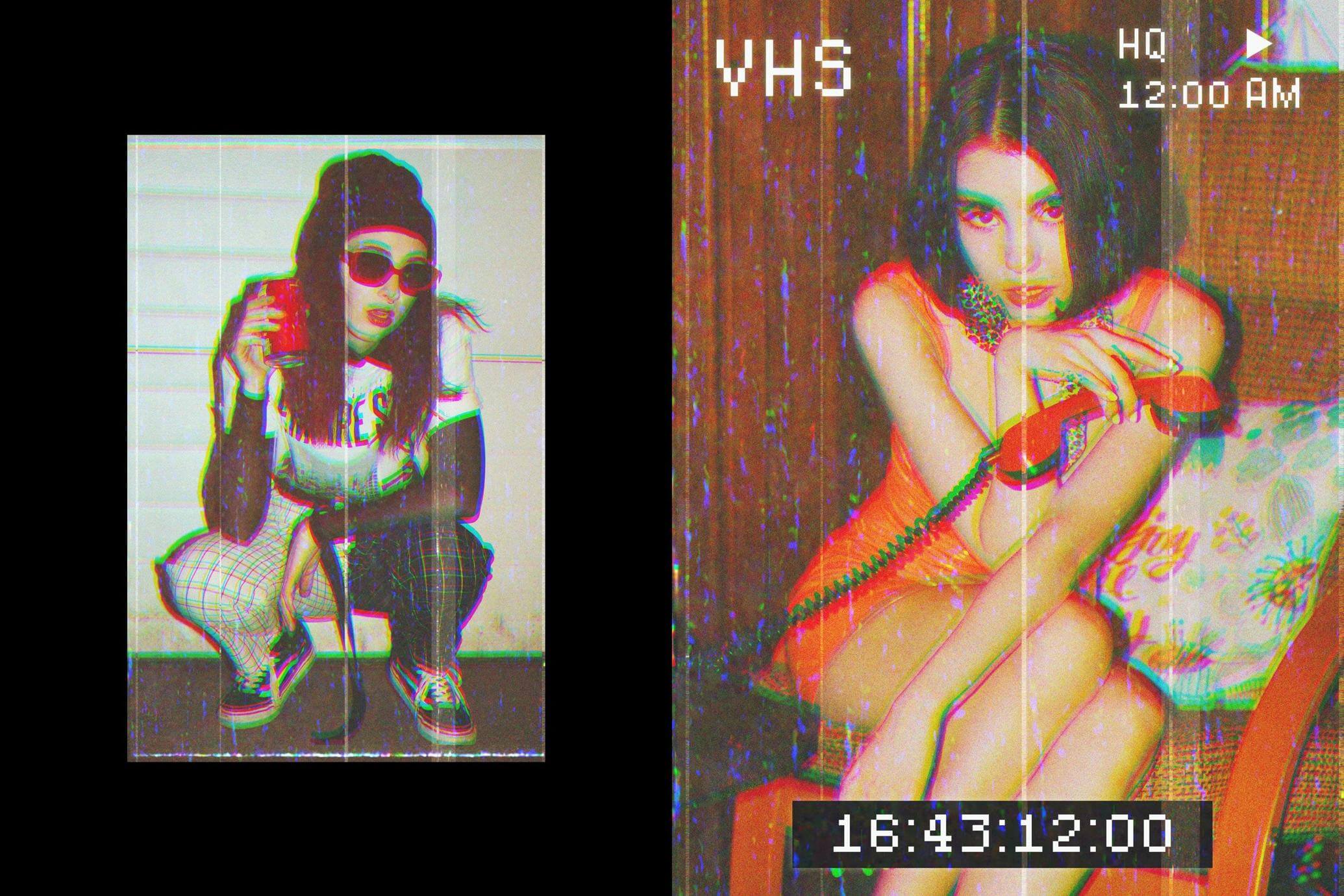 Free VHS Tape Photo Effect PSD