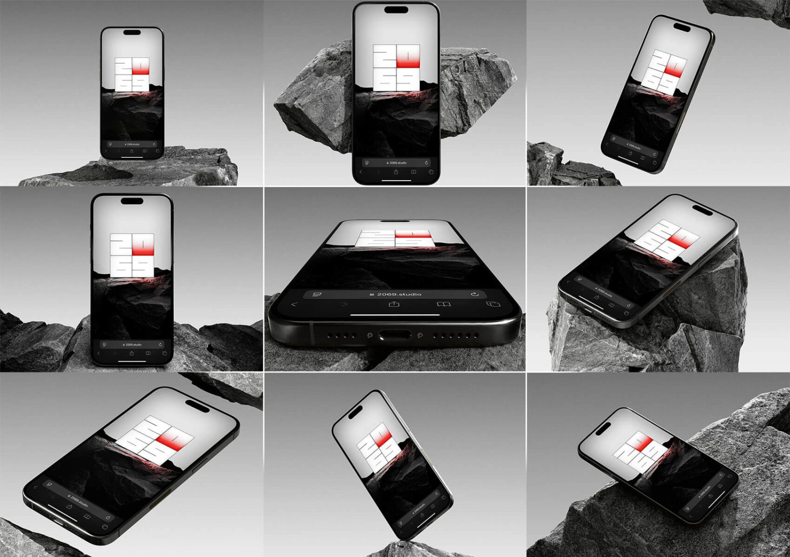 10 Free iPhone 16 Pro Mockup PSD Bundle