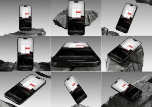 10 Free iPhone 16 Pro Mockup PSD Bundle