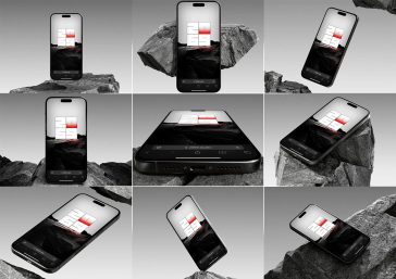 10 Free iPhone 16 Pro Mockup PSD Bundle