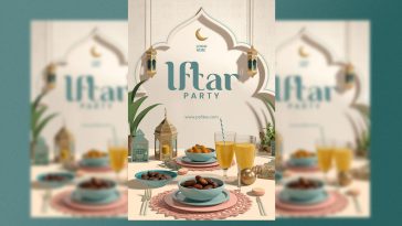 Free Iftar Party Social Media Flyer PSD 2025