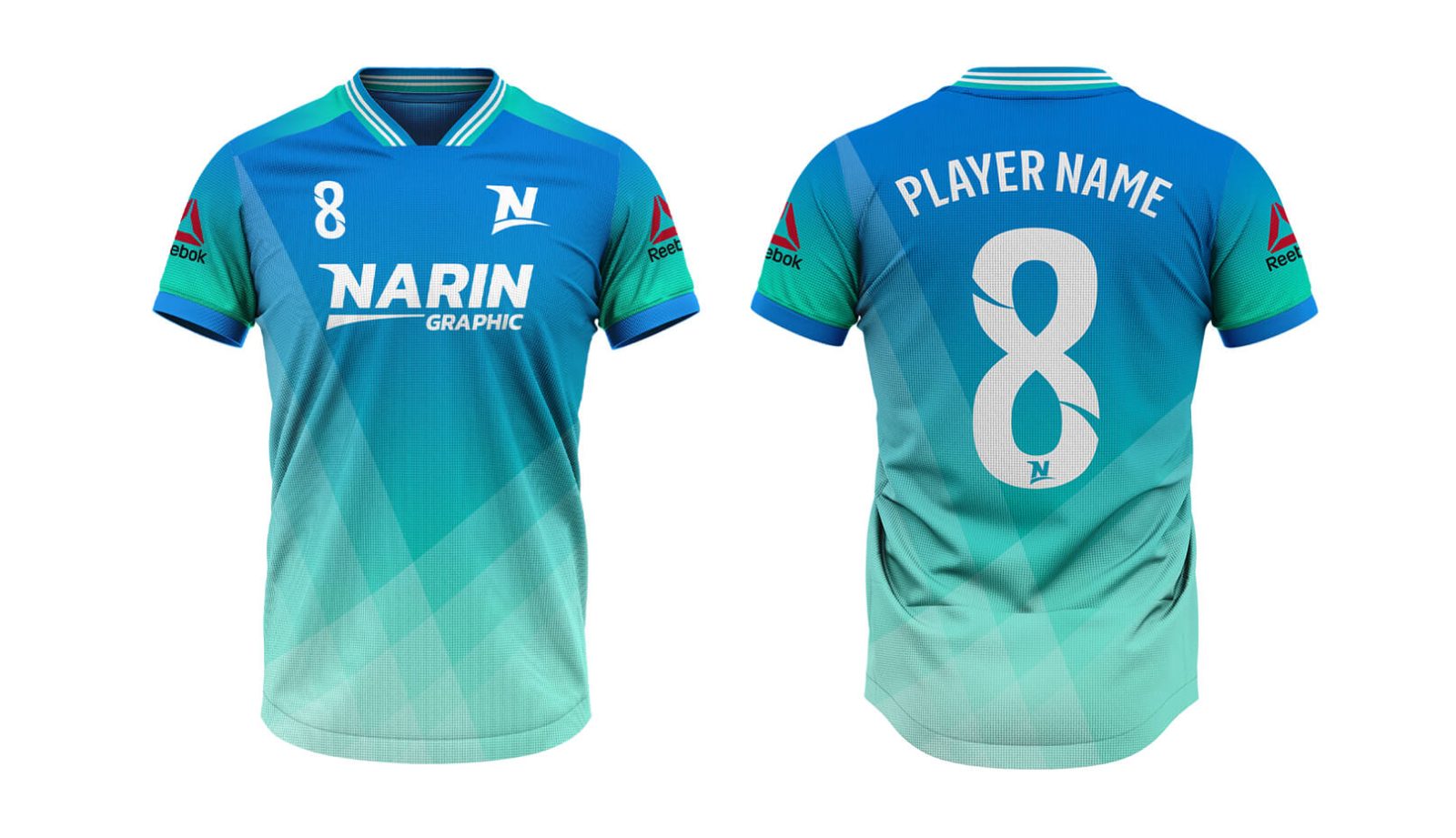 Free Soccer / Football Jersey Mockup Template PSD