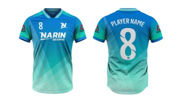 Free Soccer / Football Jersey Mockup Template PSD