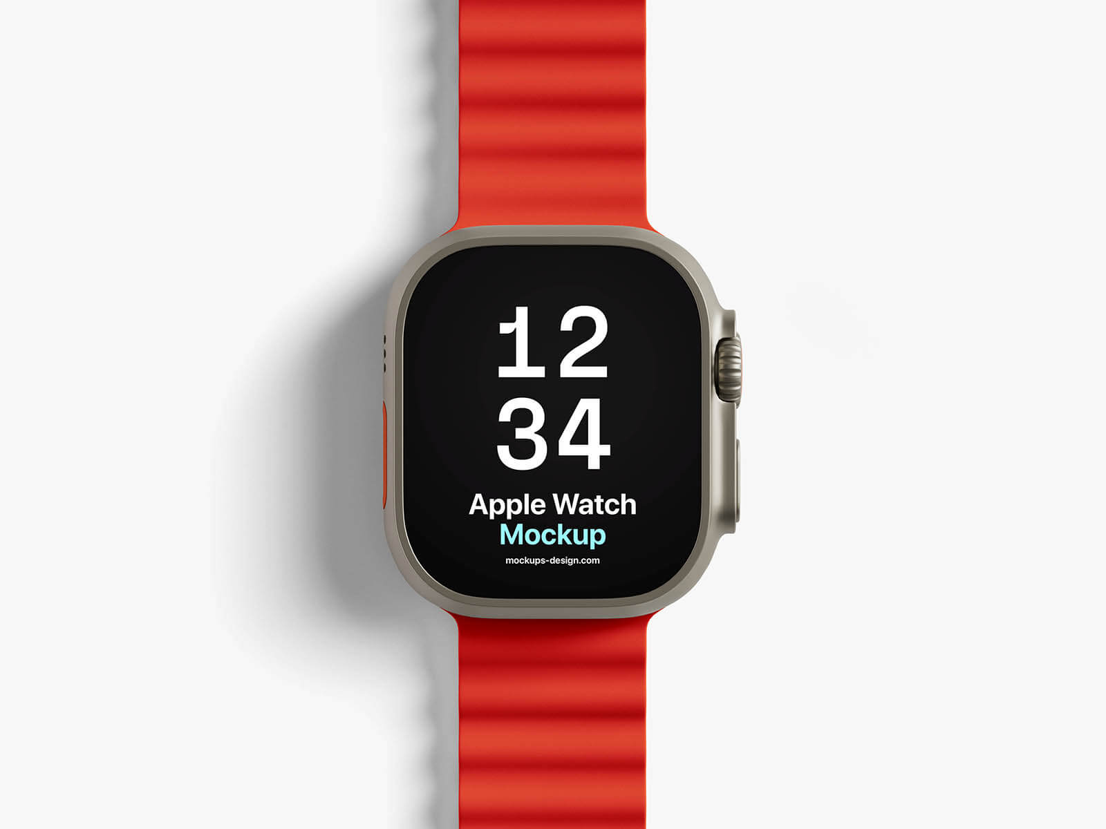 5 Free Apple Ultra Watch 2 Mockup PSD Files