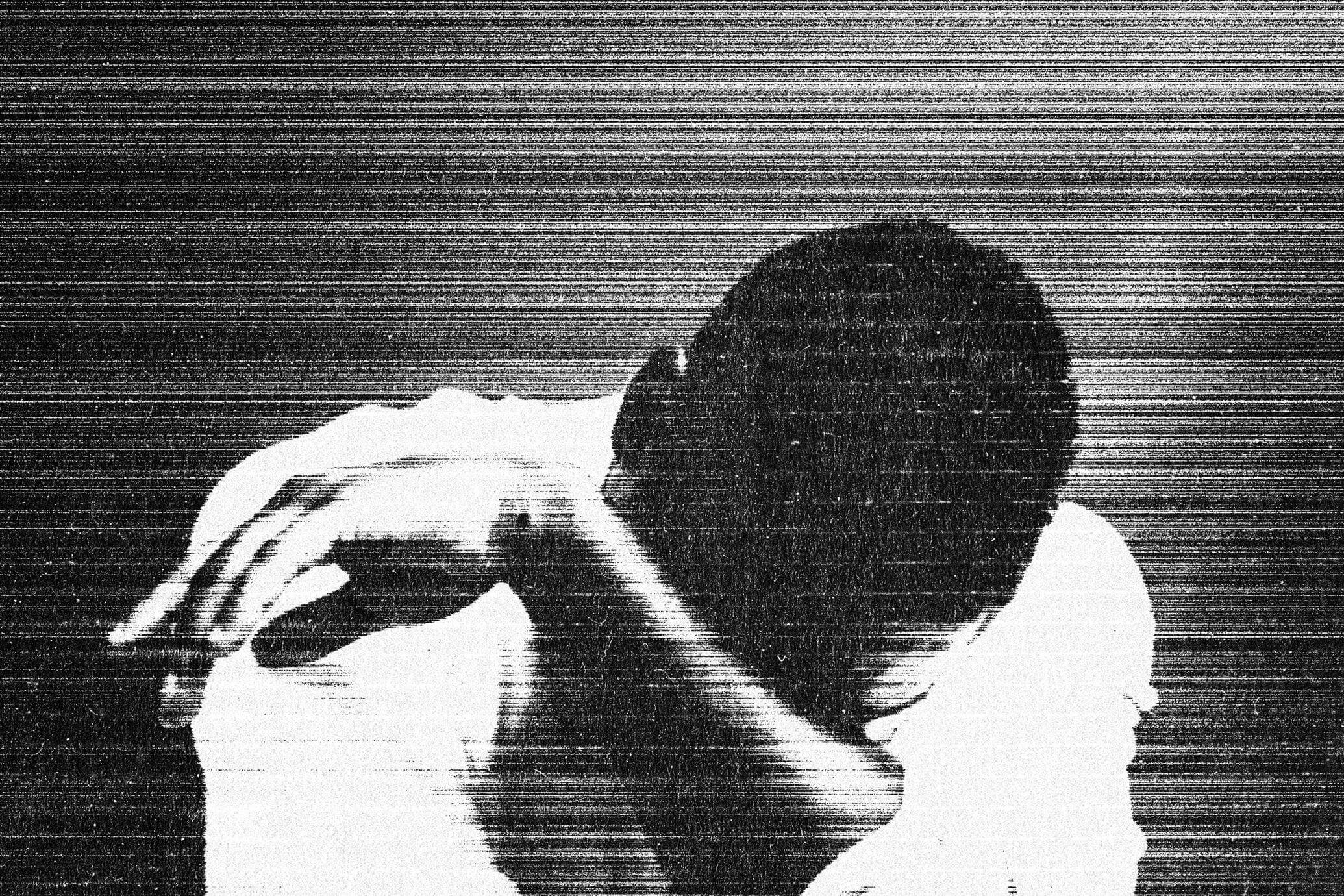 Free Bad Scan Reeded Photo Effect PSD