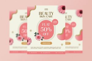 Free Beauty Skin Care Flyer PSD Template