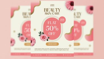 Free Beauty Skin Care Flyer PSD Template