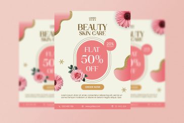 Free Beauty Skin Care Flyer PSD Template