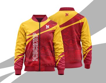 Free Bomber Jacket Mockup PSD