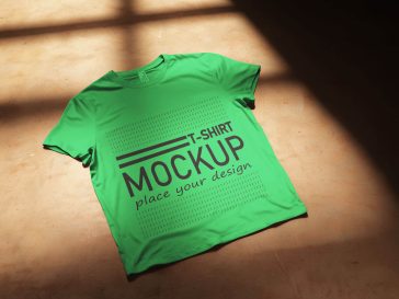 Free Clothes T-shirt Mockup PSD