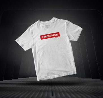 Free Floating Short Sleeves T-Shirt Mockup PSD