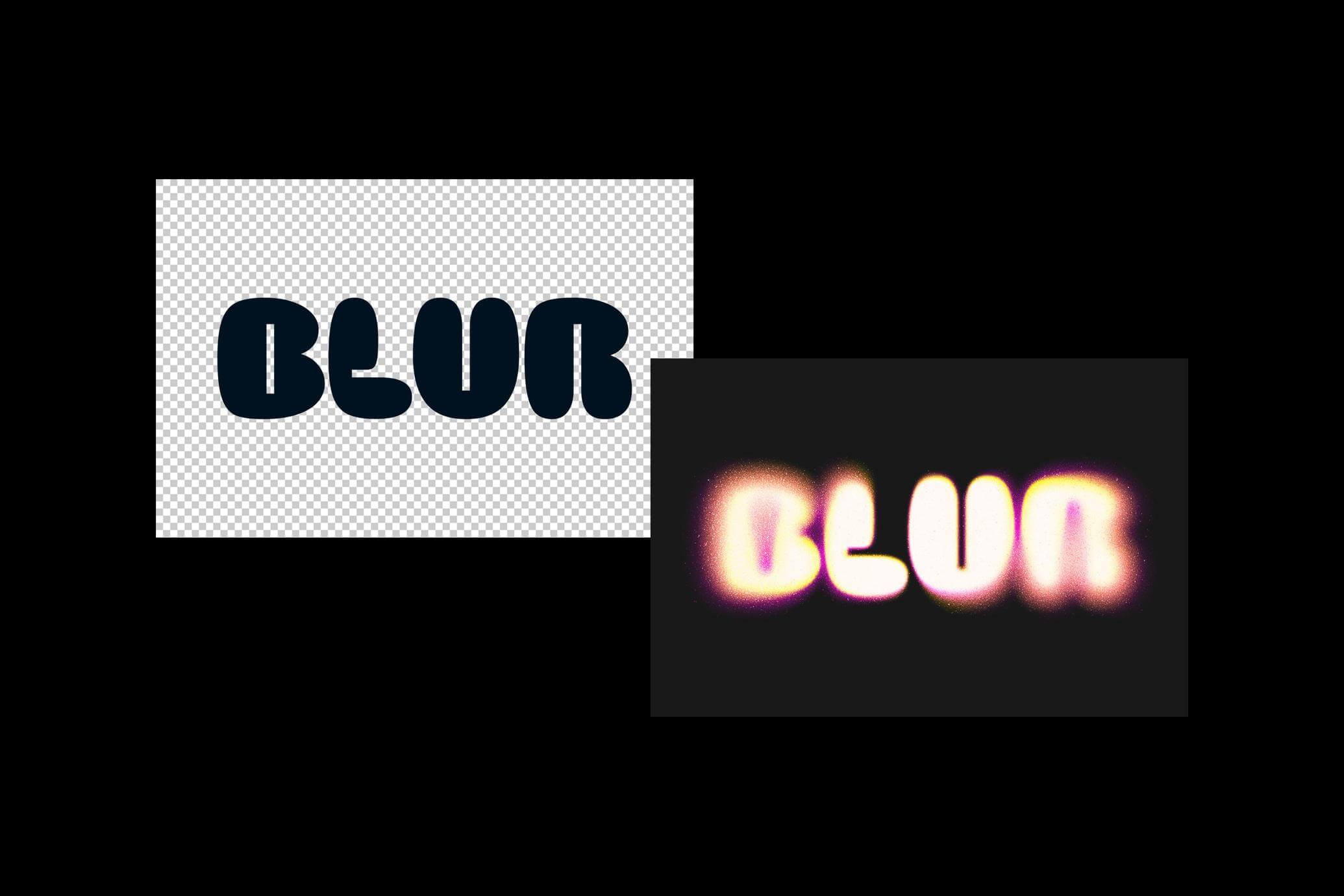 Free Glam Sparkles Blur Text Effect PSD