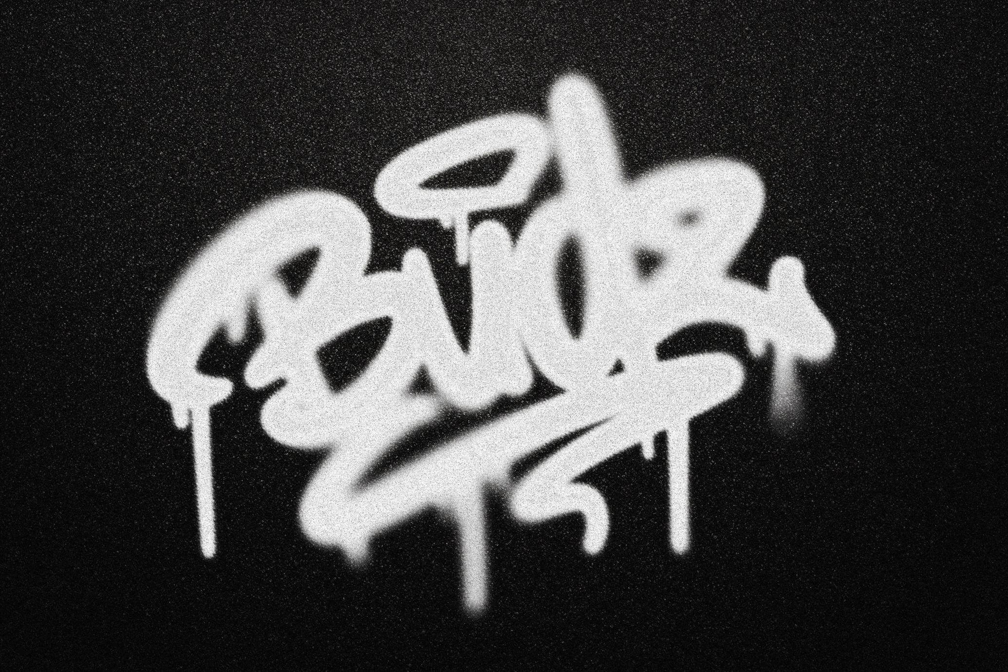 Free Graffiti Style Text Effect PSD