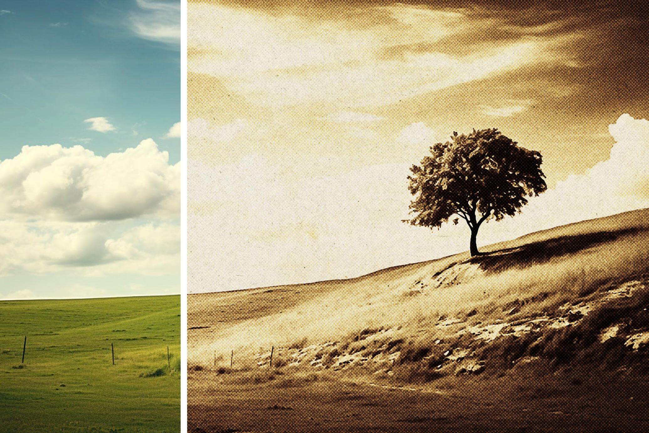 Free Retro Print Template PSD