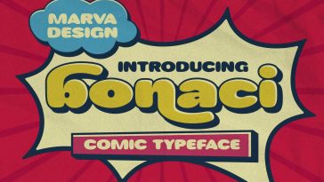 Bonaci Comic Typeface Free Font