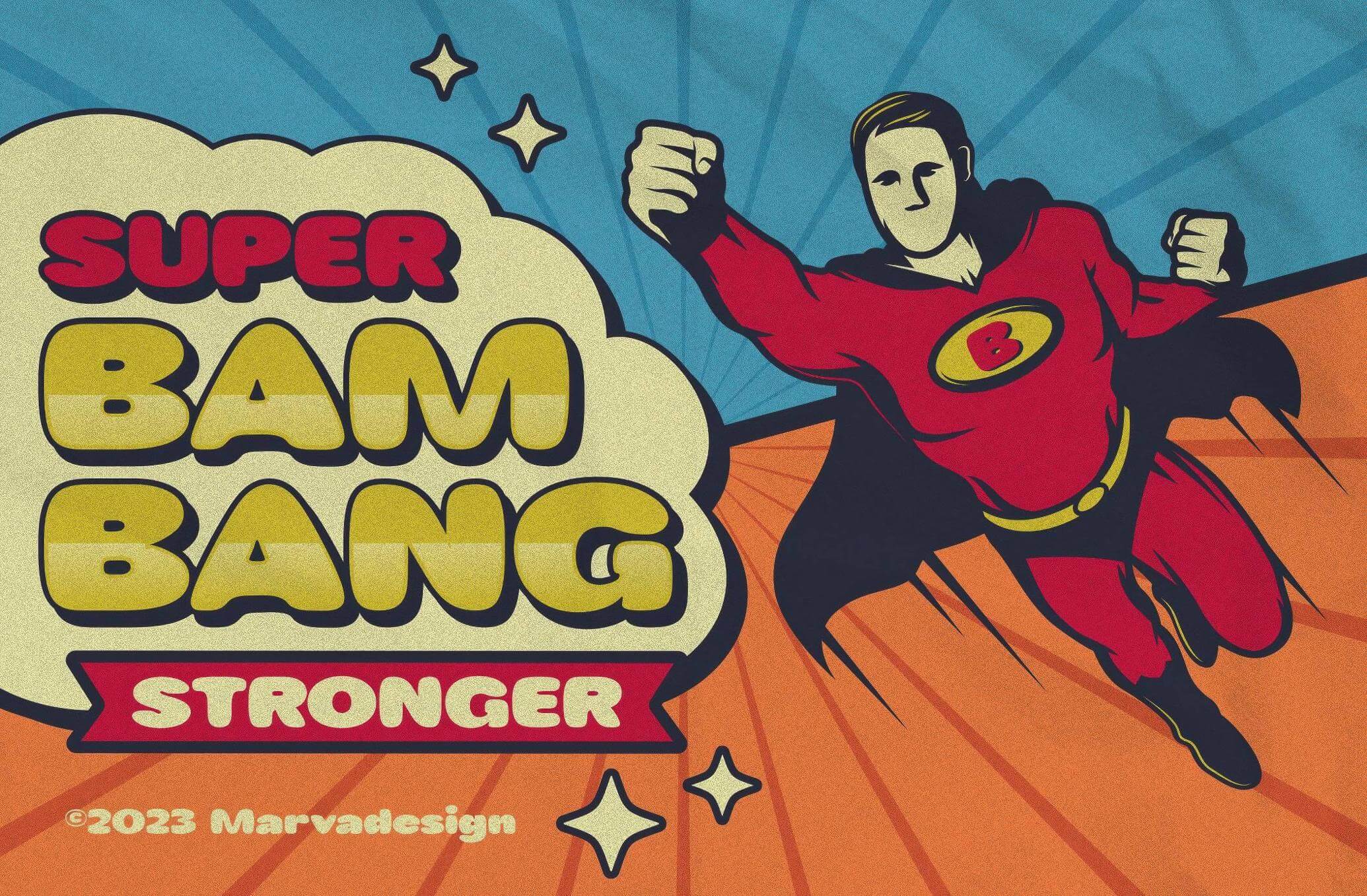 Bonaci Comic Typeface Free Font