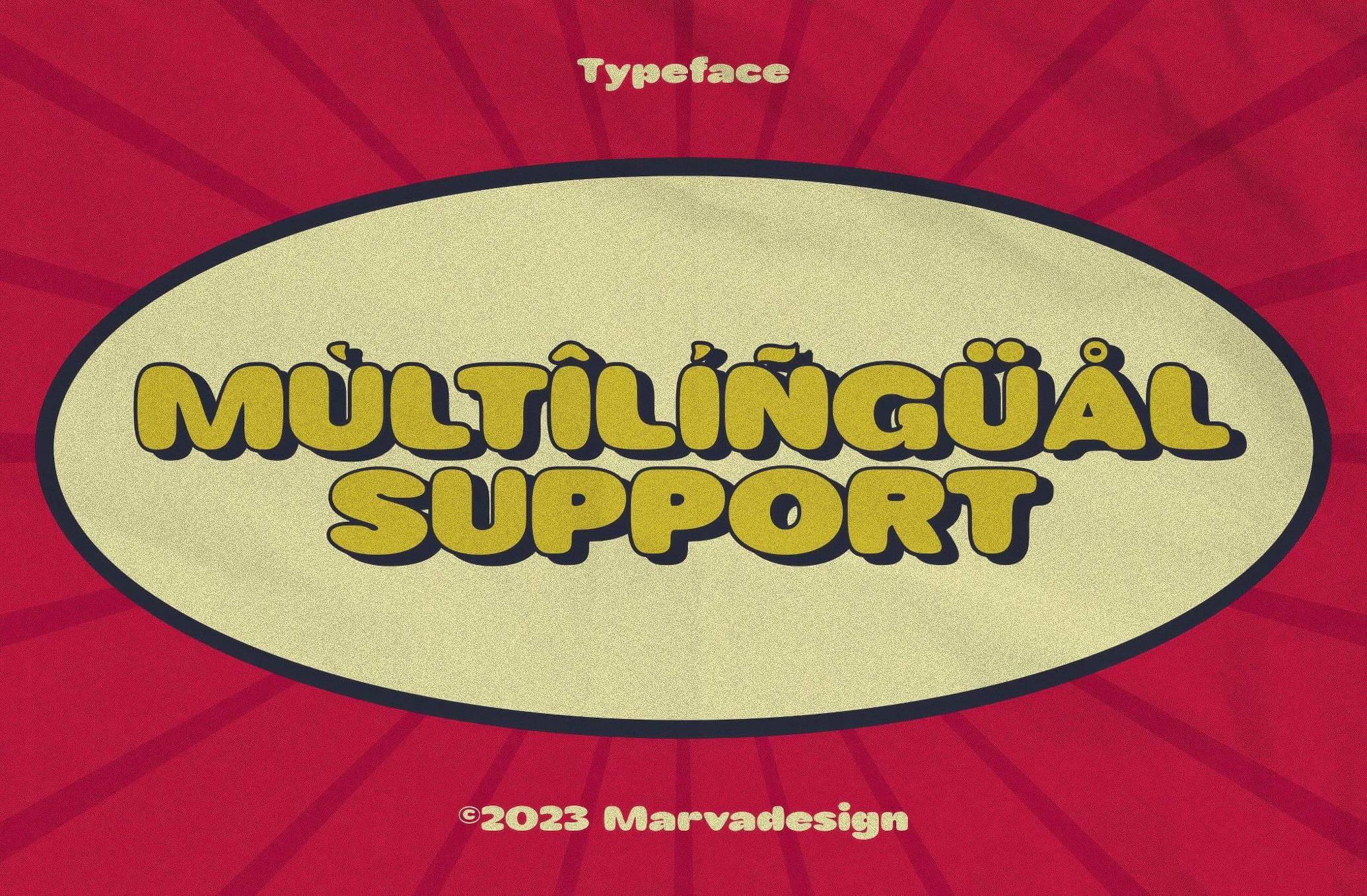 Bonaci Comic Typeface Free Font