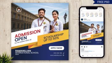 Free-College-Admission-Open-Instagram-Post-Design-Template-PSD