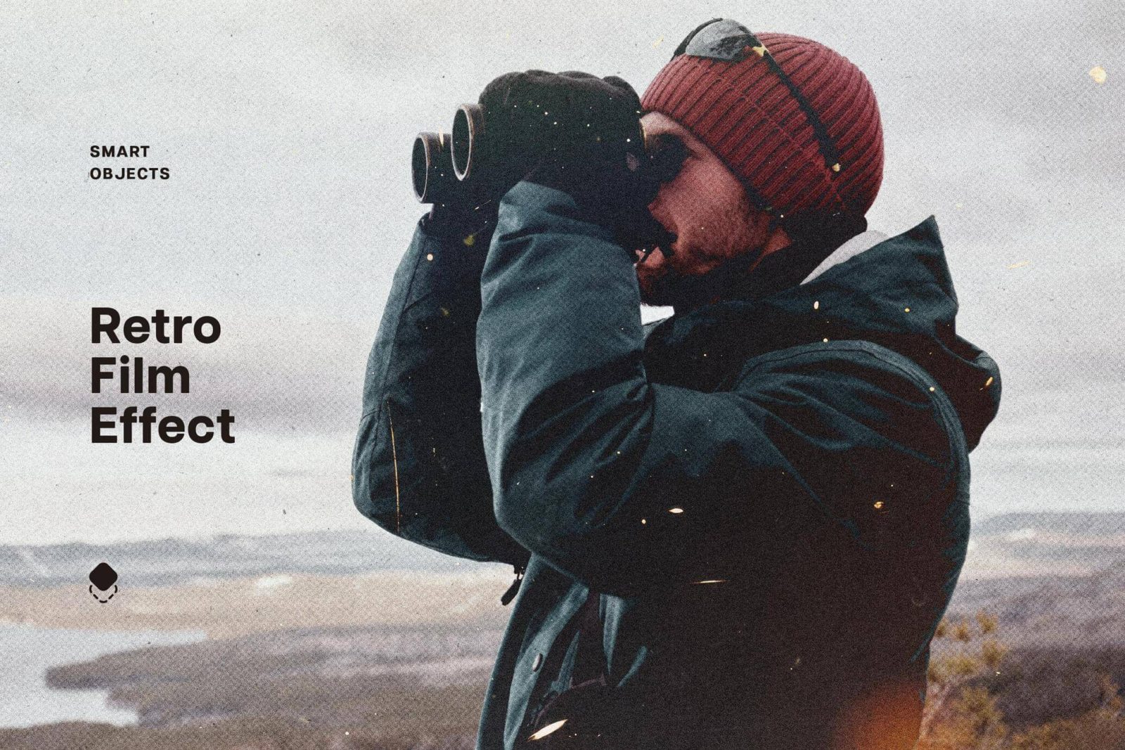 Free Dramatic Retro Film Effect PSD