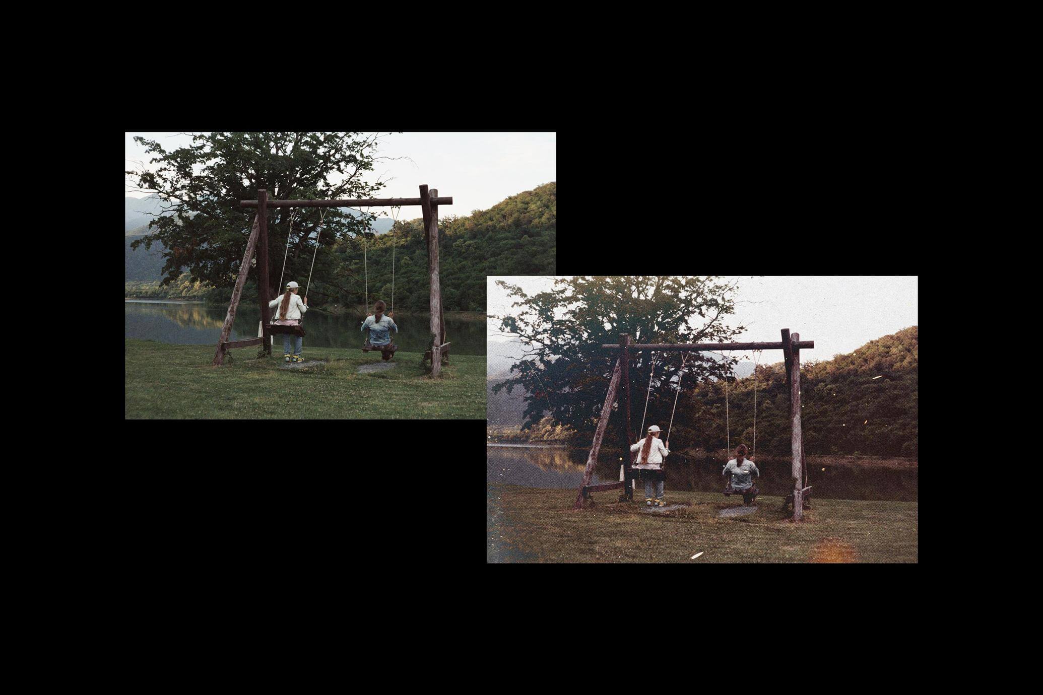 Free Dramatic Retro Film Effect PSD