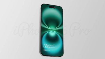 Free Floating iPhone 16 Pro Mockup PSD