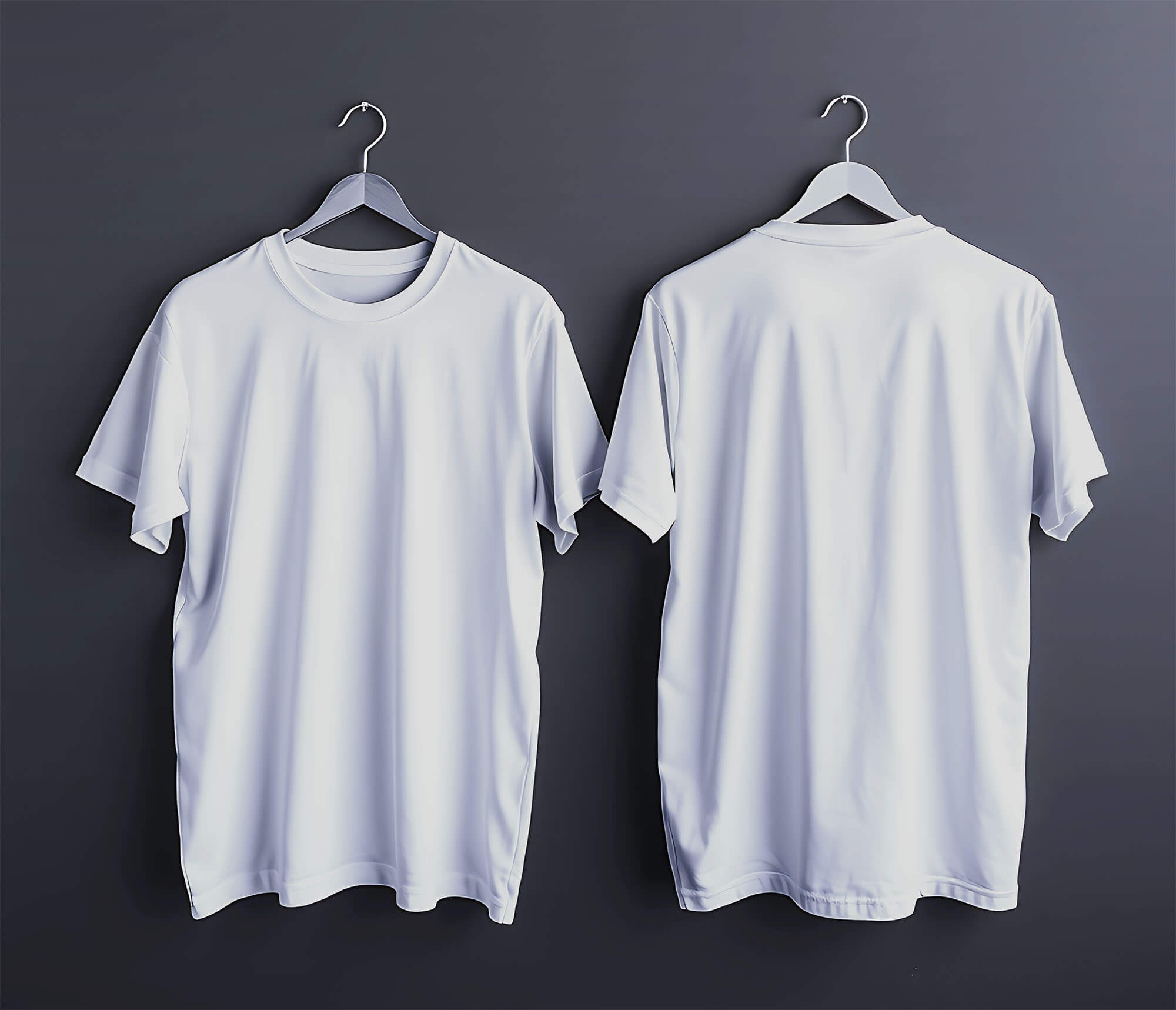 Free Front & Back T-Shirt Mockup PSD