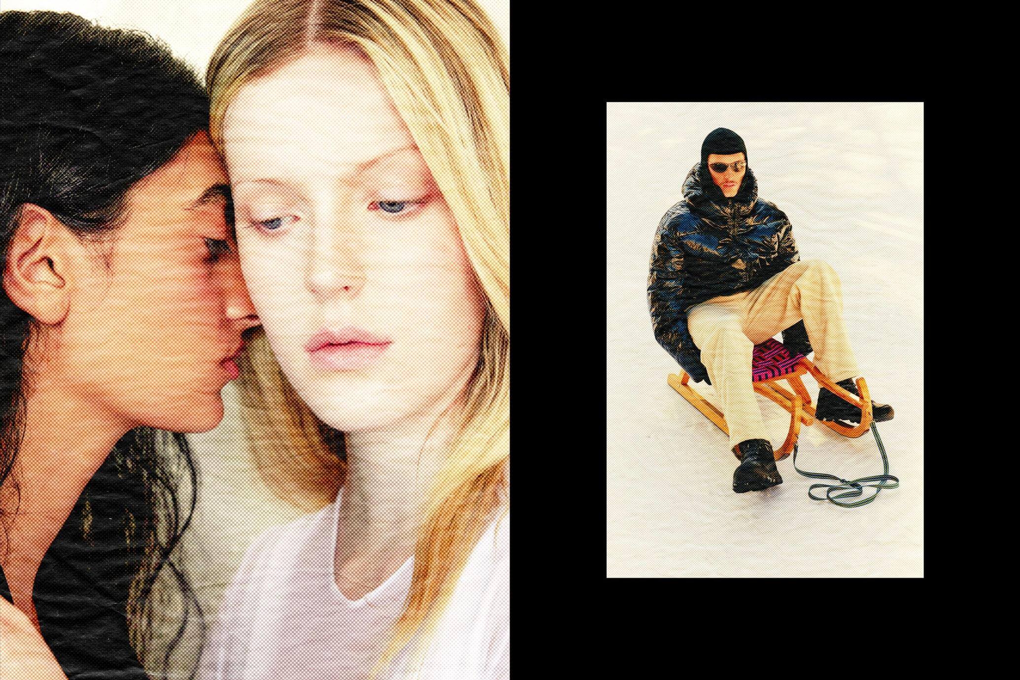 Free Halftone Paper Poster Effect PSD