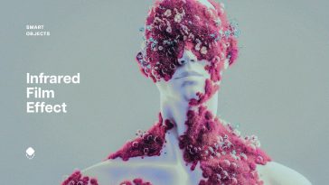 ​​Free Infrared Film Effect PSD