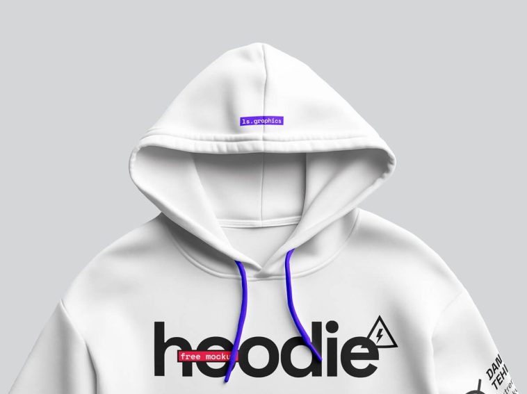 Free Isolated Hoodie Mockup PSD