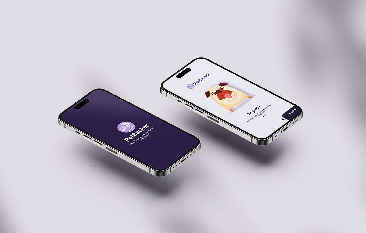 Free Perspective iPhone 14 Pro Mockup PSD