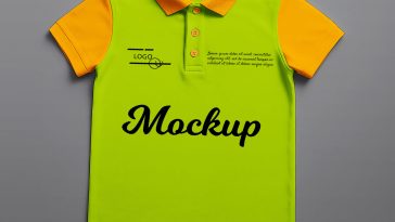 Free Polo Shirt Mockup PSD
