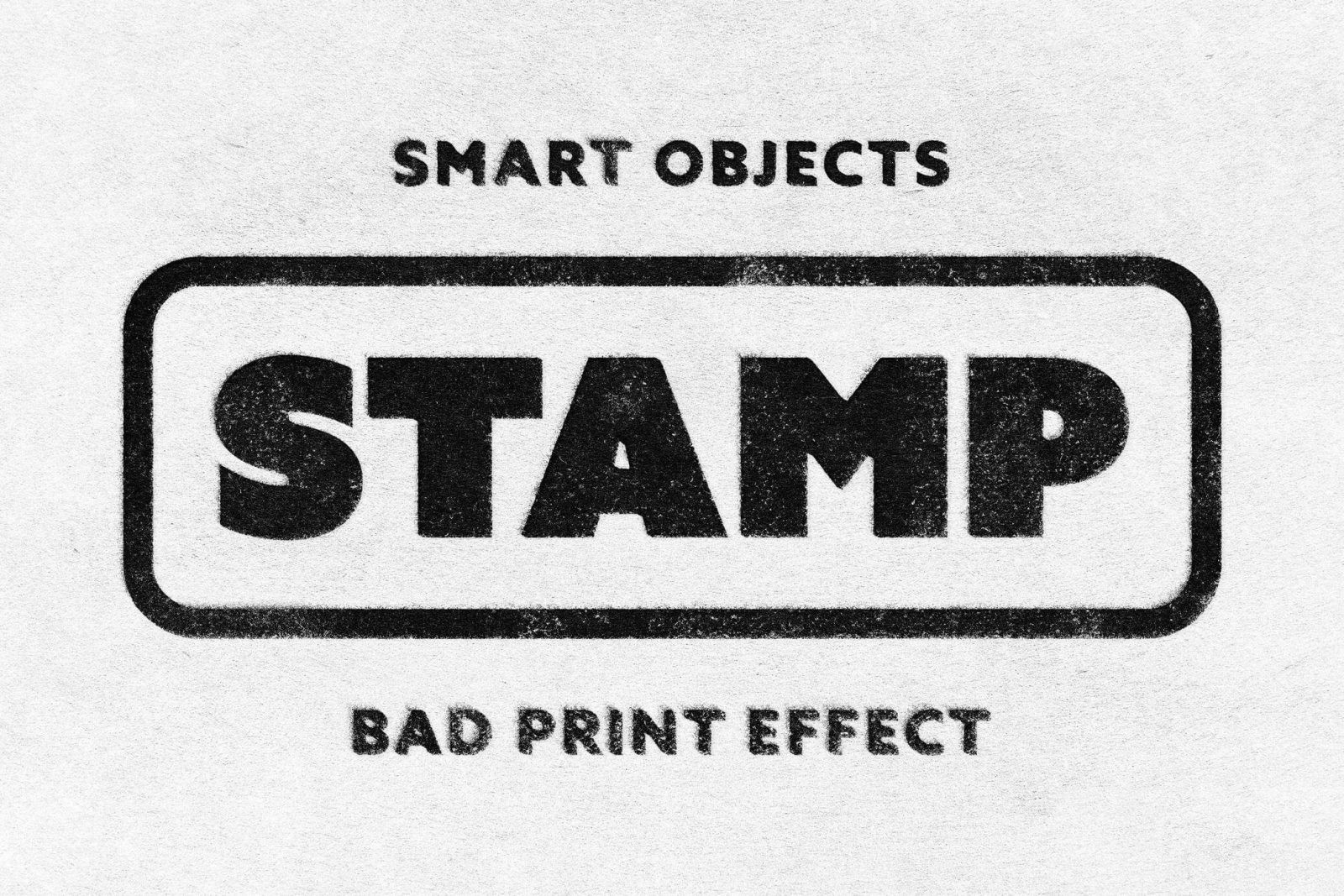 Free Stamp Print Text & Logo Template PSD